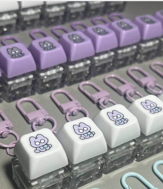 Custom keyboard keychain